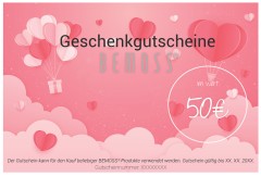 ein rosa Hintergrund mit Herzen und einer Geschenkbox mit den Worten darauf, moosbild, mooswand, moos pflanzen, moos, moos deko, moos art
